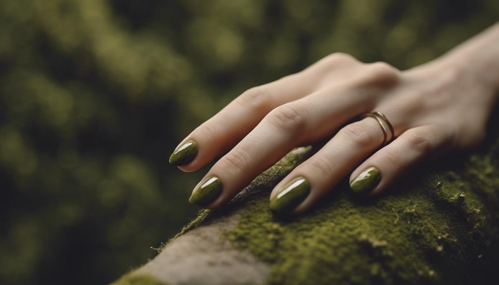 lovely olive green tones
