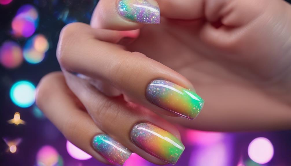 luminous nail art ideas