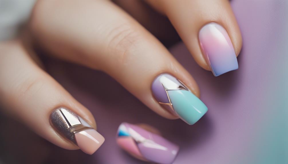manicure with french flair