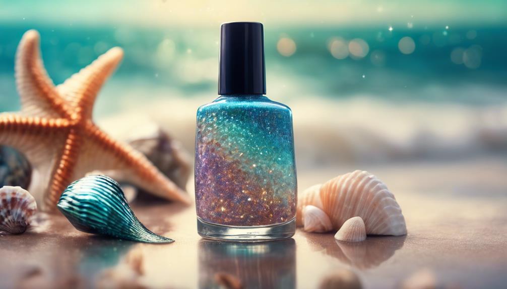 mermaid themed nail art inspiration