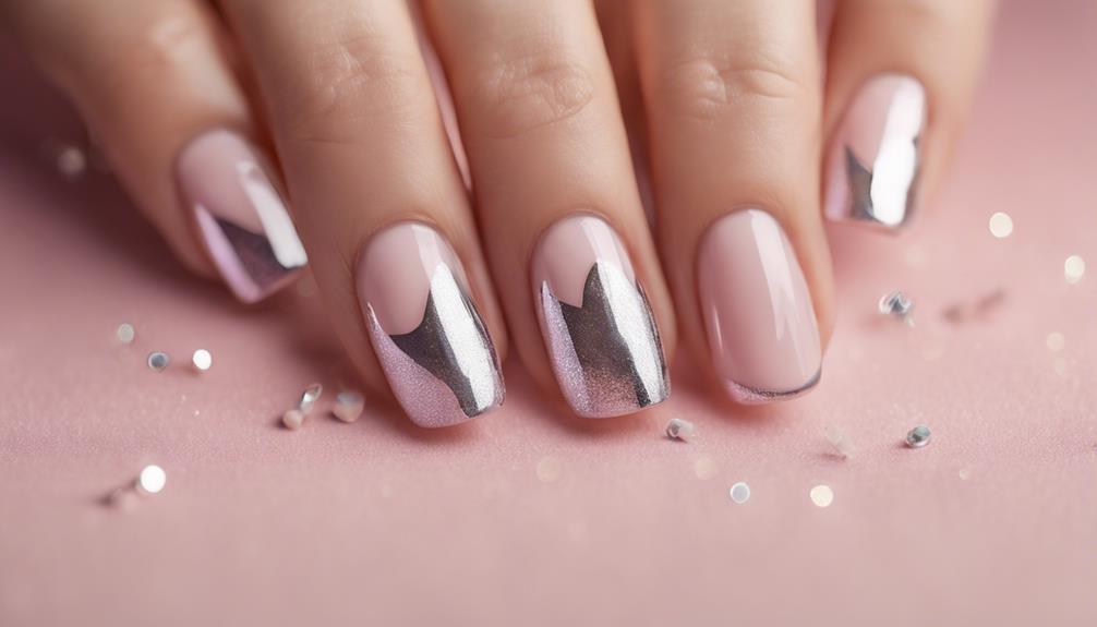 metallic finish love theme