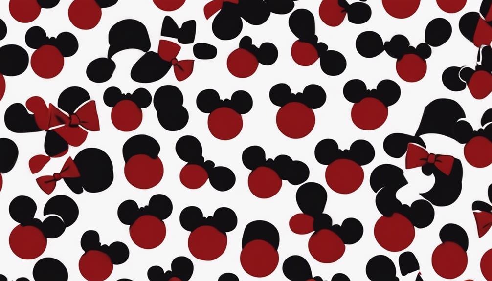 minnie mouse nail design
