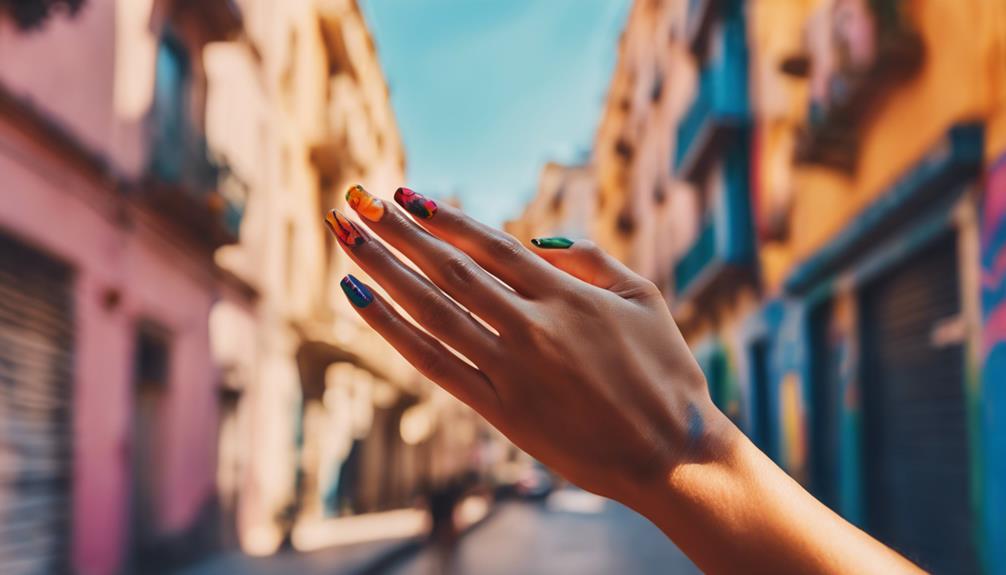 mismatched nails in barcelona