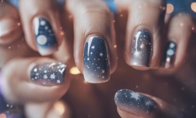 moon themed nail art inspiration