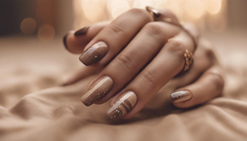 muted mocha nail trends