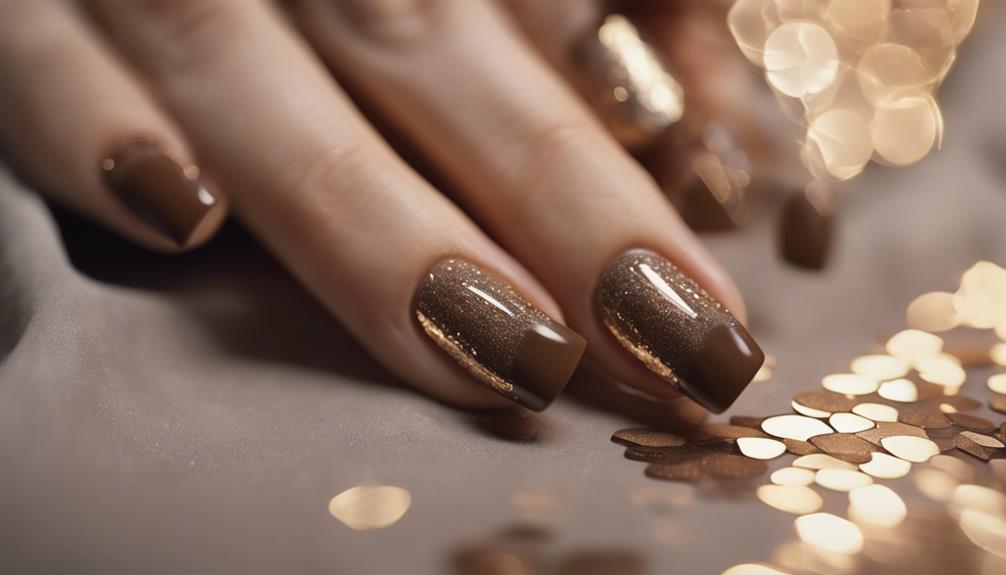 nail art inspiration metallic