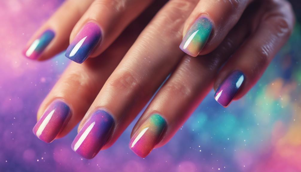 nail art with gradients