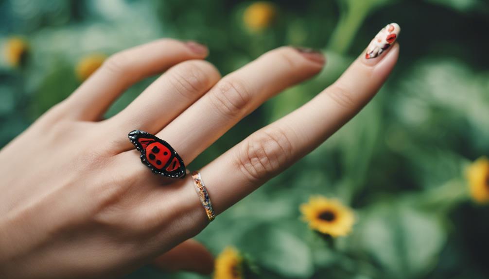 nature themed nail art designs