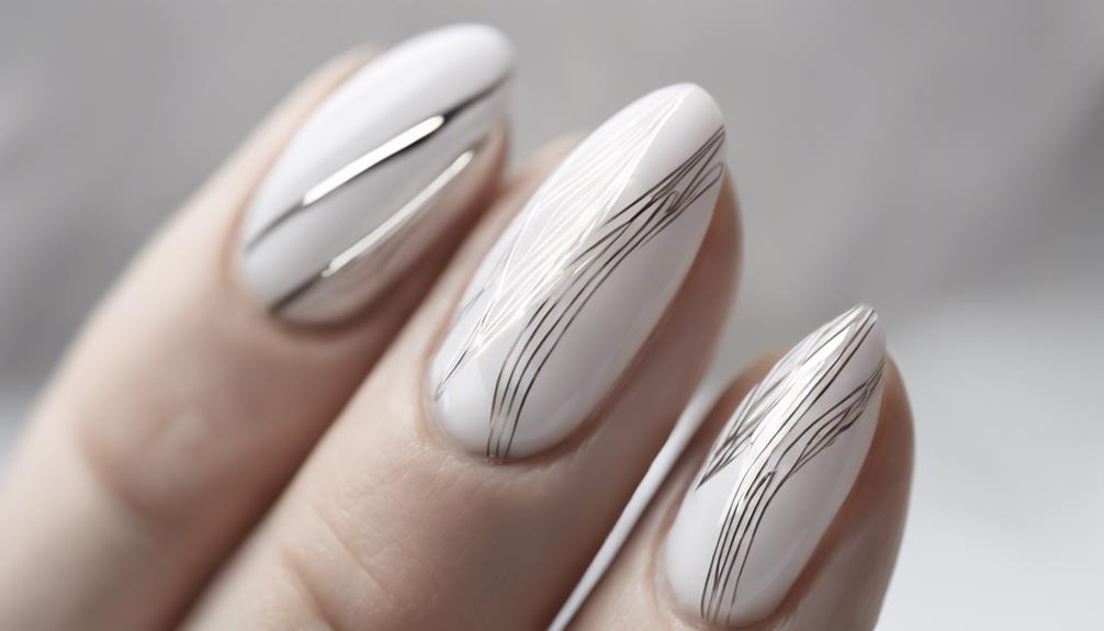 negative space nail design