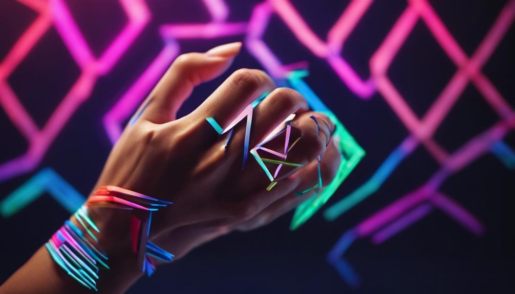 neon art s geometric beauty