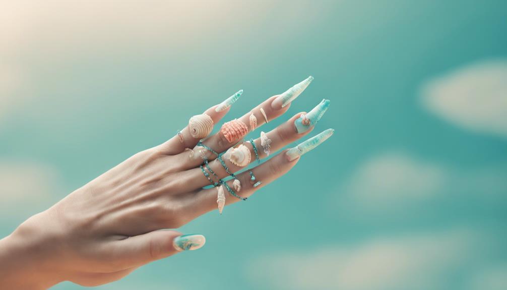 ocean inspired nail design trend