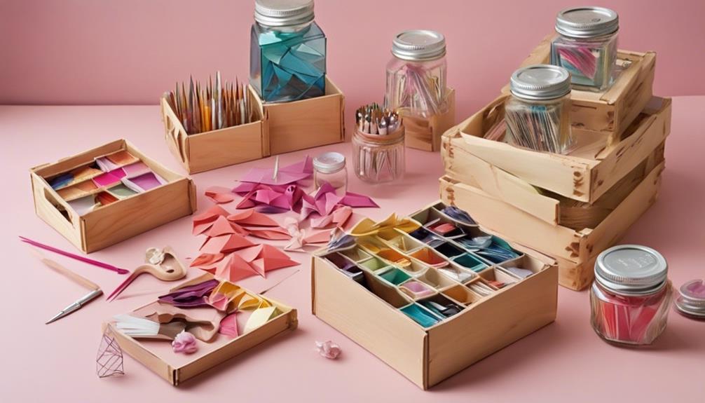 organize nail art supplies