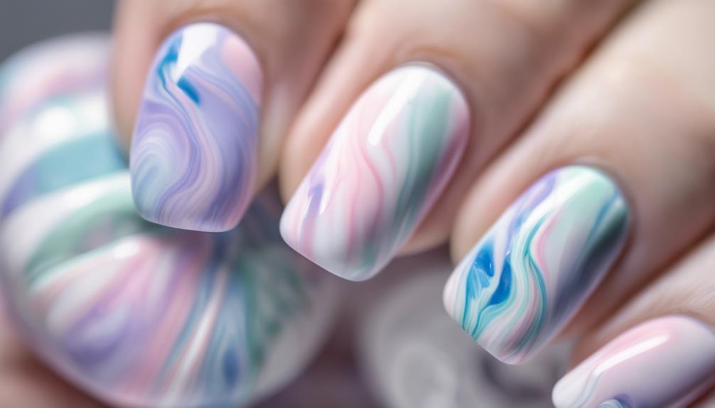 pastel and rainbow colors