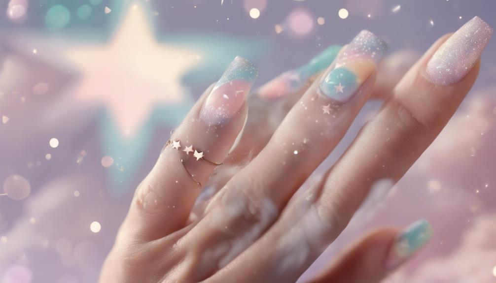 pastel starry night whimsy