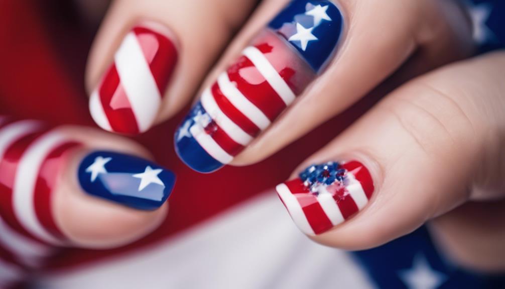 patriotic and dazzling display