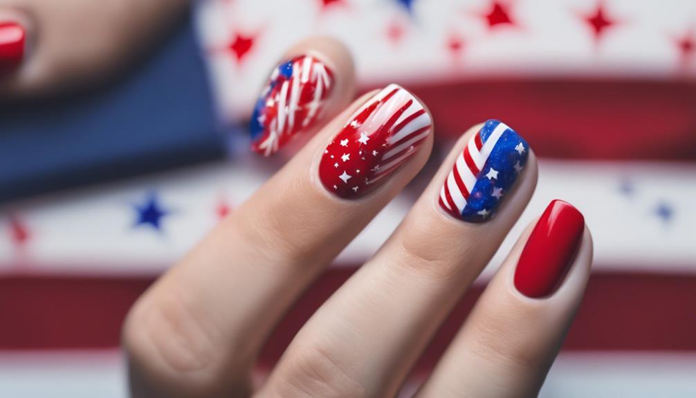patriotic nail design inspiration