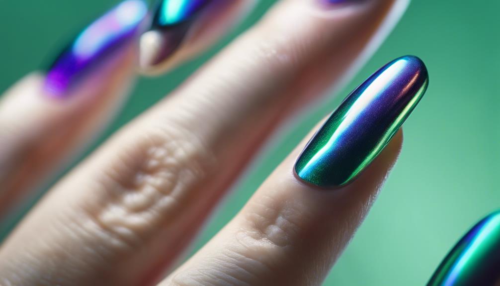 reflective holographic nail trend