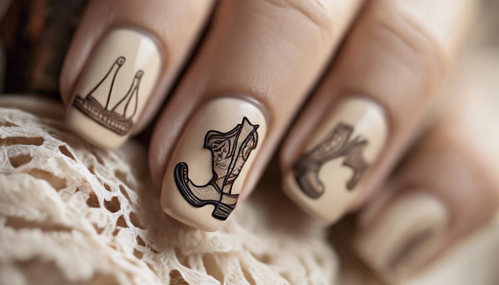 rustic nail art inspiration