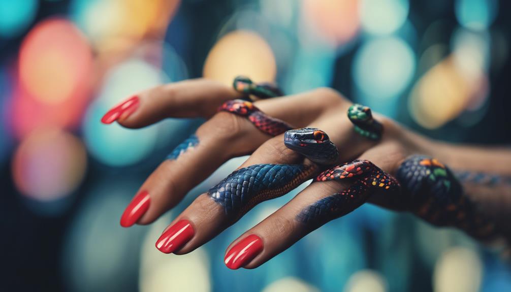 serpentine nail art trend