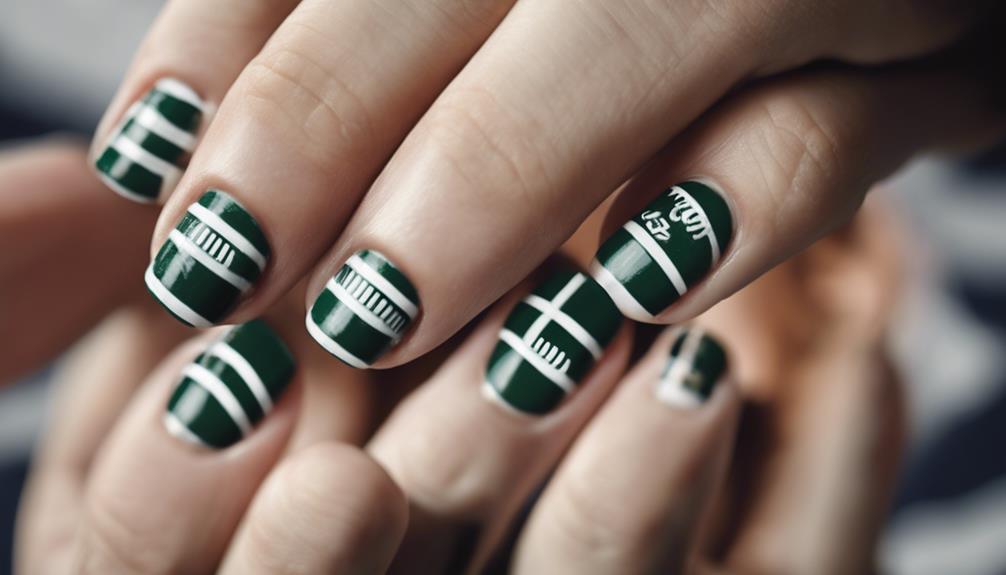 soccer themed nail art stickers