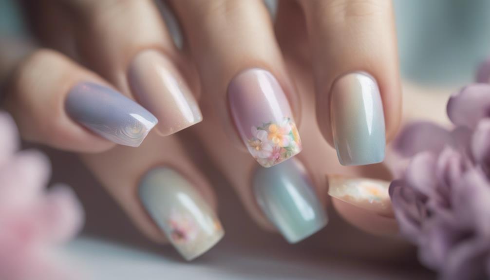 soft gentle pastel colors