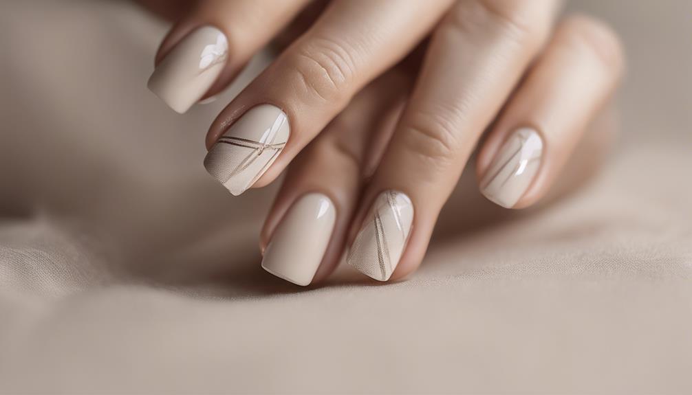 sophisticated and minimalist nails