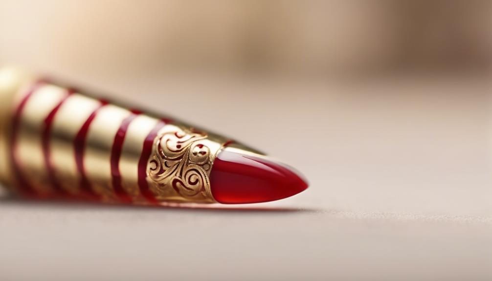 sophisticated red and gold