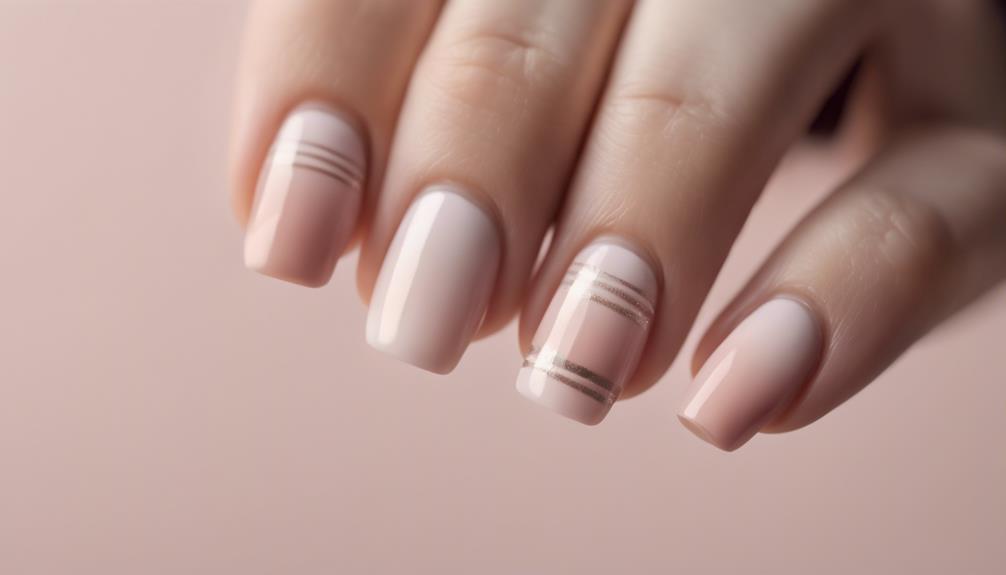 sophisticated simple nail design