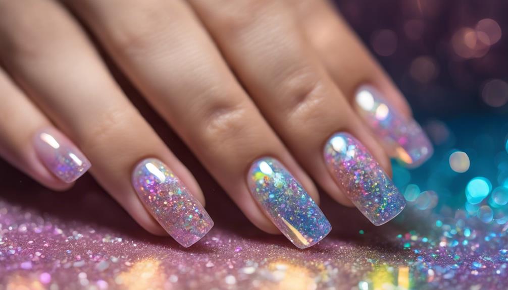 sparkling jelly nail trend