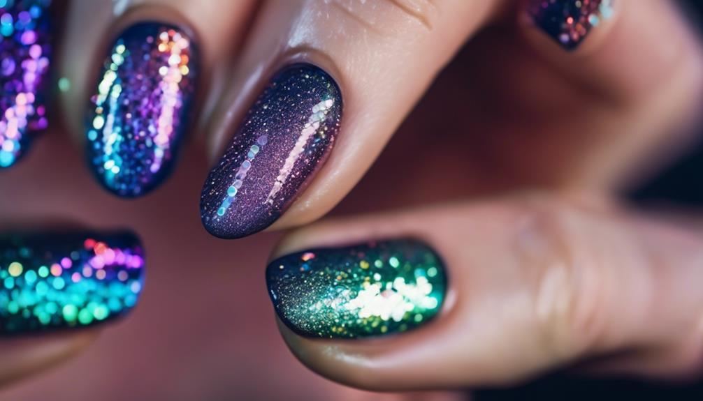 sparkling nail art inspiration