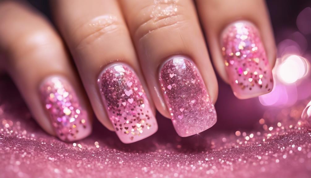 sparkling pink fairy dust