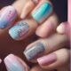 stylish acrylic nail designs