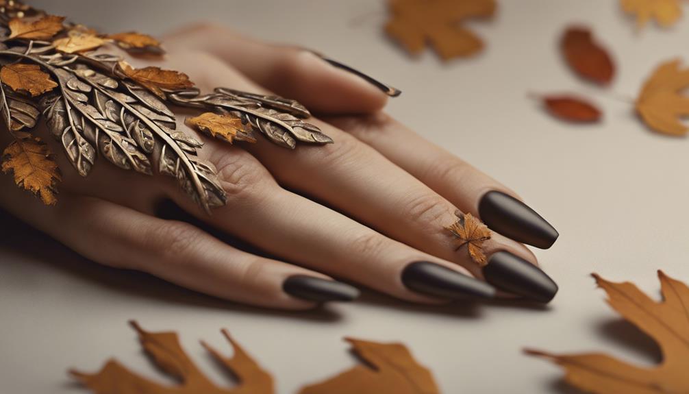 stylish autumn nail designs
