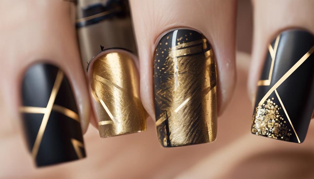stylish metallic stationery design