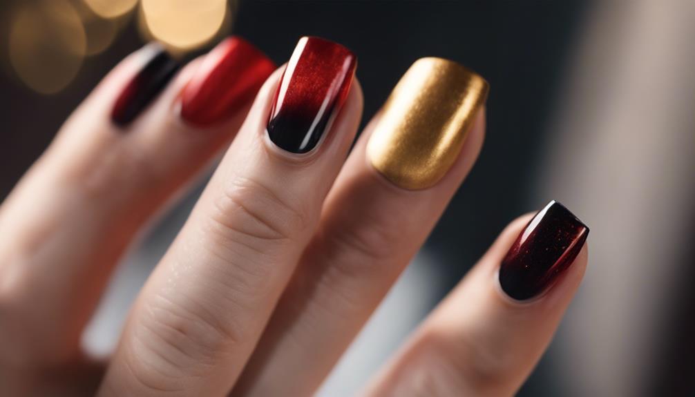 stylish ombr nail design