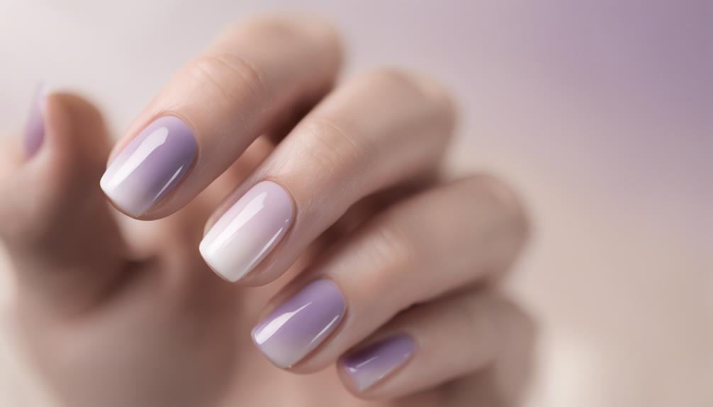 stylish ombre nail design