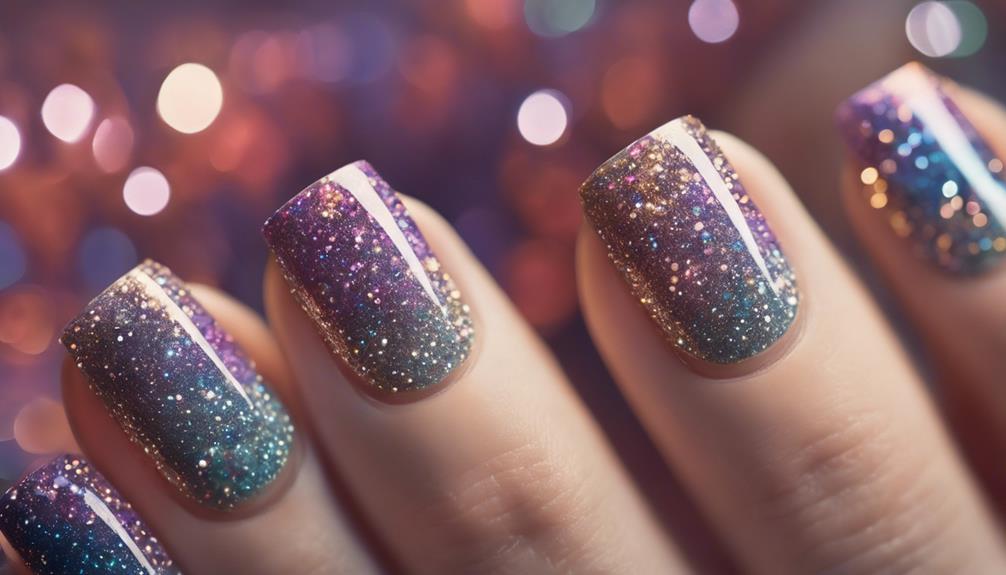 stylish ombre nail design