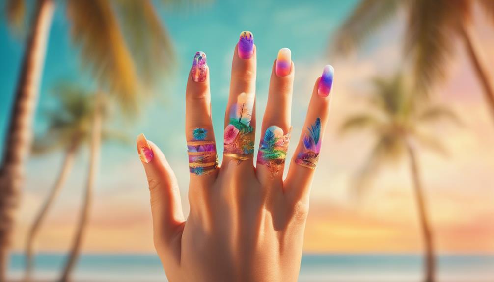 summer nail art designs