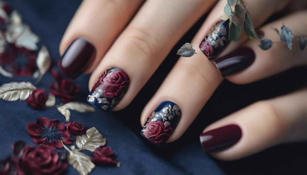 sumptuous dark floral designs