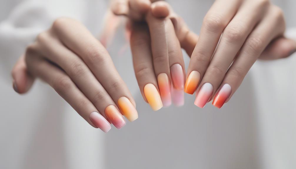 trendy nail art technique