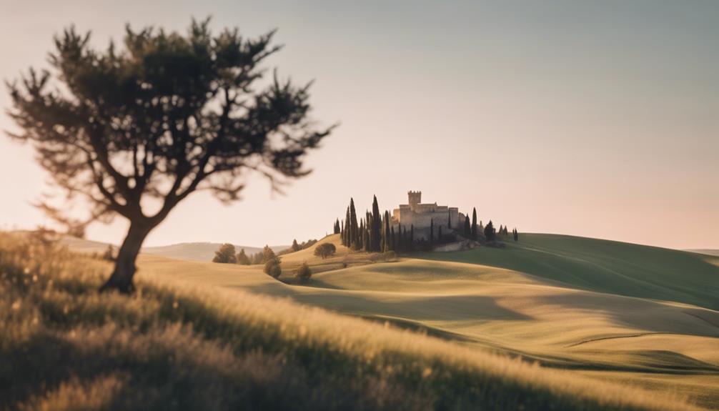 tuscan landscape inspires nails