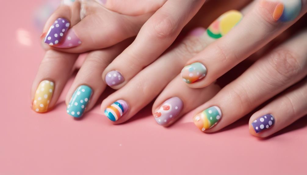 vibrant and creative nails