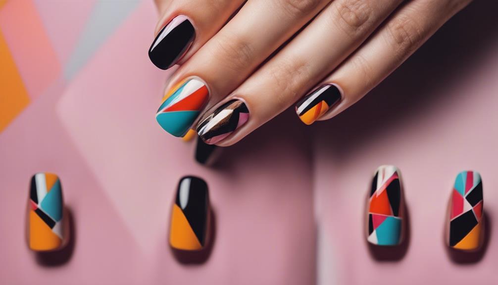 vibrant colors bold shapes