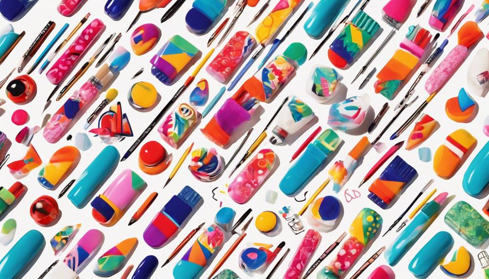 vibrant nail art designs