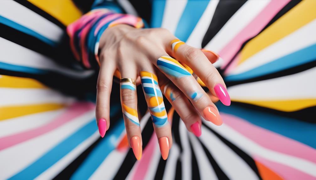 vibrant nail art designs