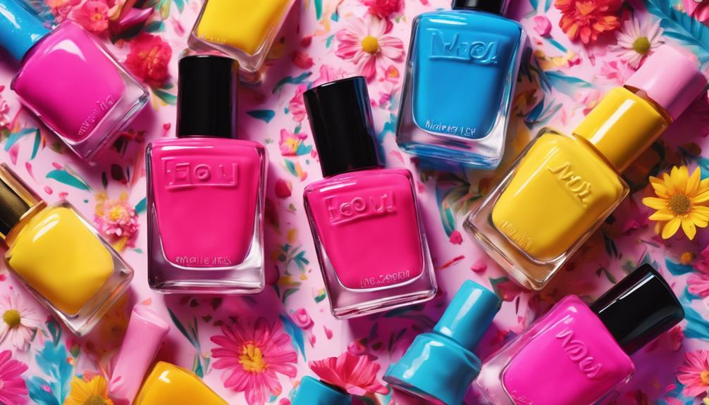 vibrant nail polish shades