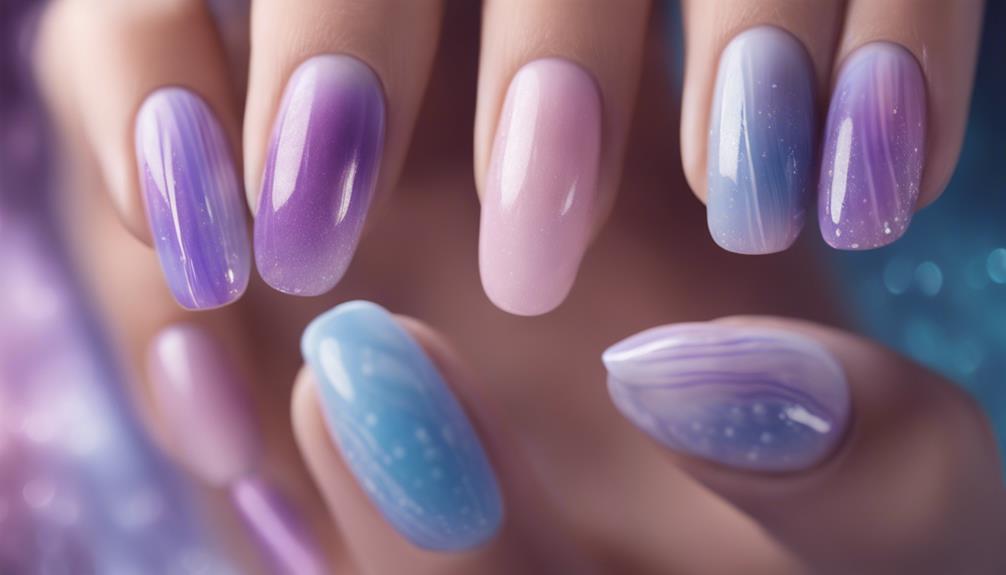waterfall nail design tutorial