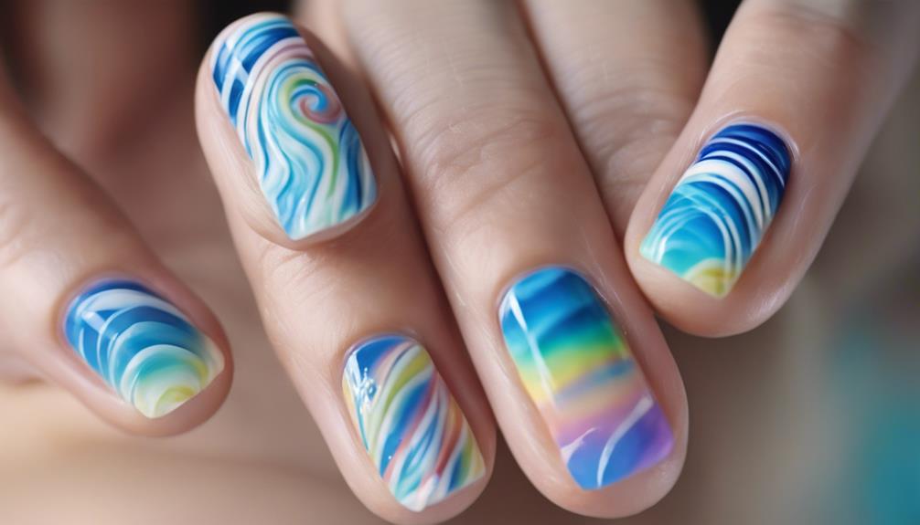 wavy nails art project