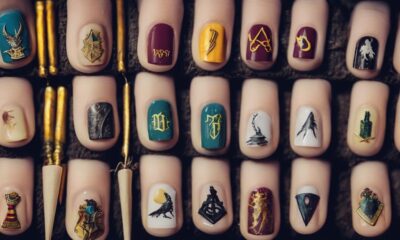 wizard inspired nail art designs