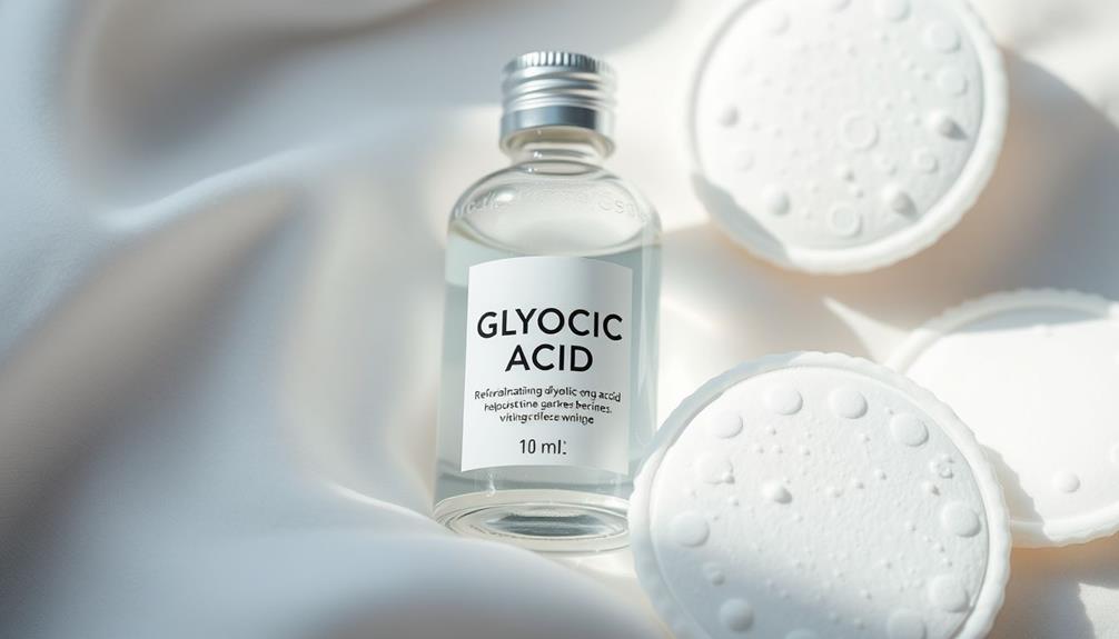 glycolic acid exfoliates skin